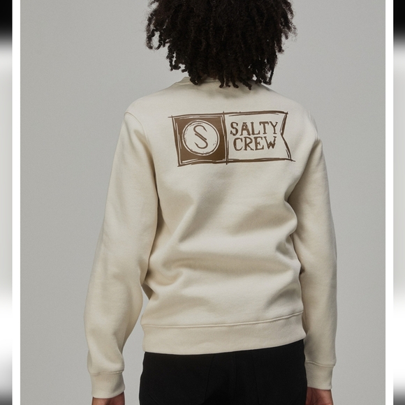 SALTY CREW Sketchy Alpha Boys Crewneck Sweatshirt - Picture 6 of 7